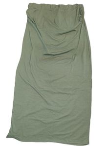 NWT Absolutely Love It Strapless Tube Top Maxi Dress in Olive Green sz L